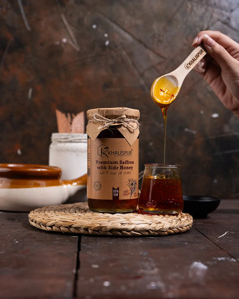 Premium Saffron with Sidr Honey