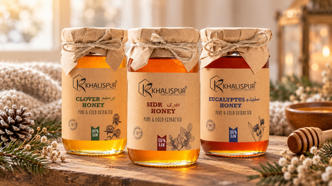 Honey for Winter in Pakistan Sidr Eucalyptus or Clover Honey
