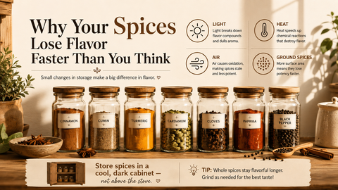 How to Store Spices During Hot and Humid Monsoon Weather