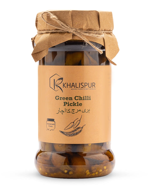 Green Chilli Pickle (ہری مرچ کا اچار)