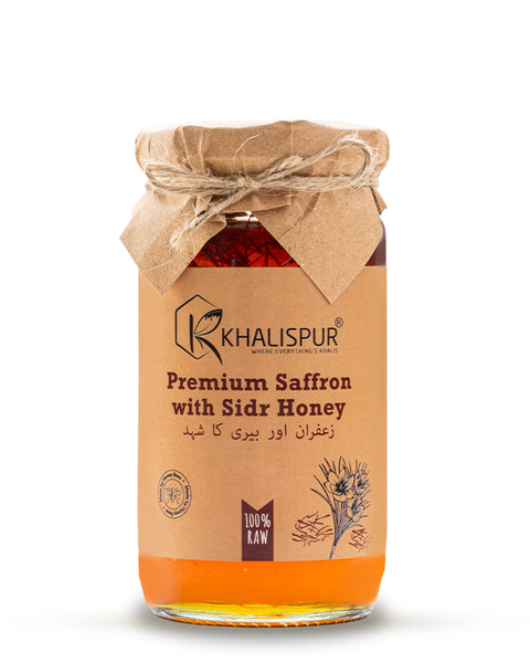 Premium Saffron with Sidr Honey