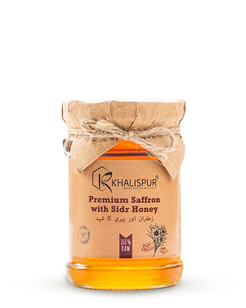 Premium Saffron with Sidr Honey